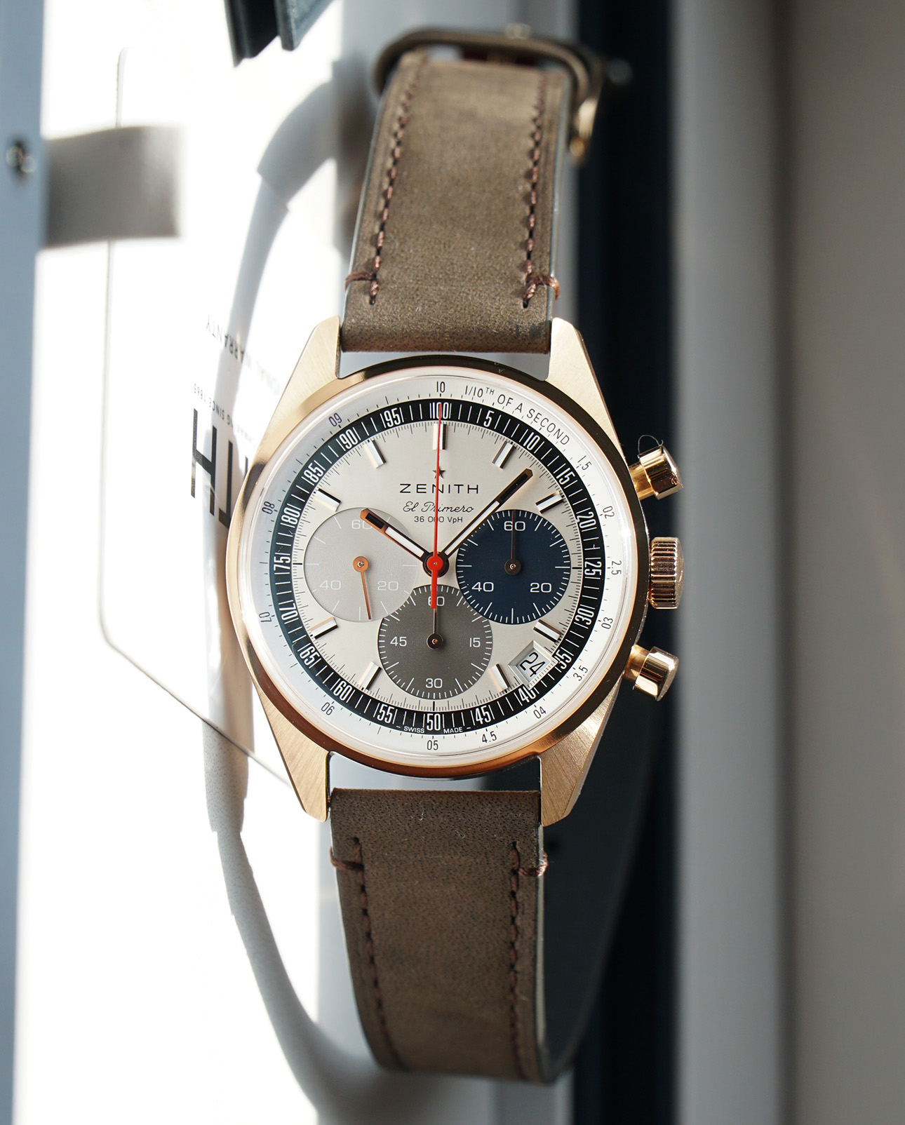 [BrandNew fullset 5/2025] Zenith Chronomaster ep original 38 mm 18.3200.3600/69.C901 18K Rose Gold