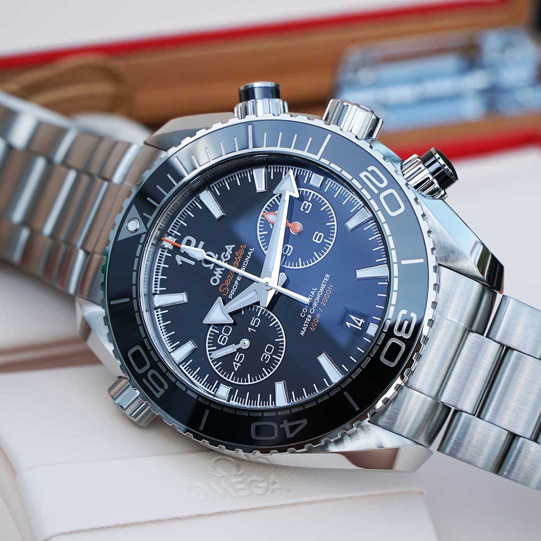 OMEGA SEAMASTER PLANET OCEAN 600M CO‑AXIAL MASTER CHRONOMETER CHRONOGRAPH 45.5 MM 215.30.46.51.01.001 Thép không gỉ - Steel on steel