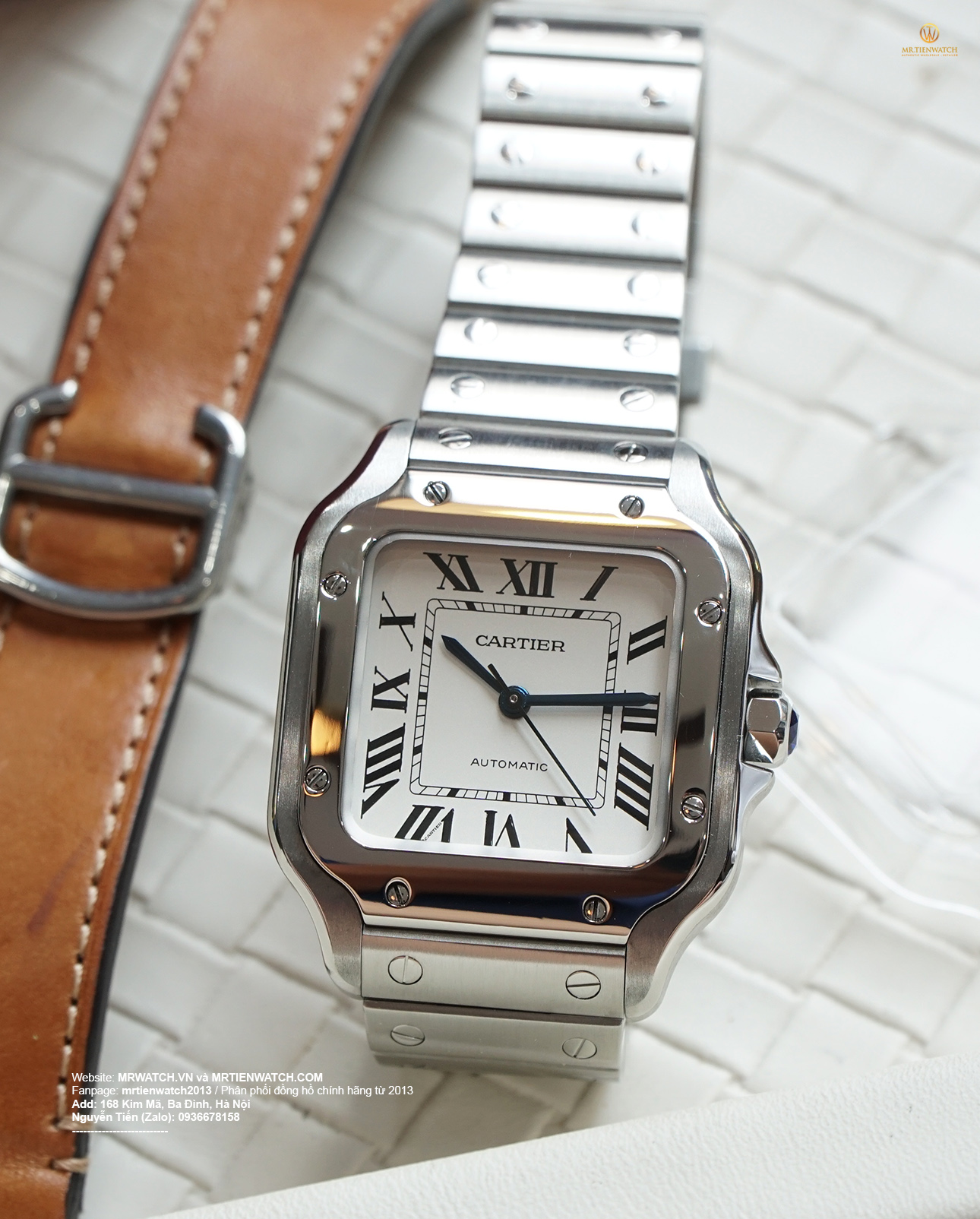 Used full Set Cartier Santos Medium Automatic WSSA0010 size M