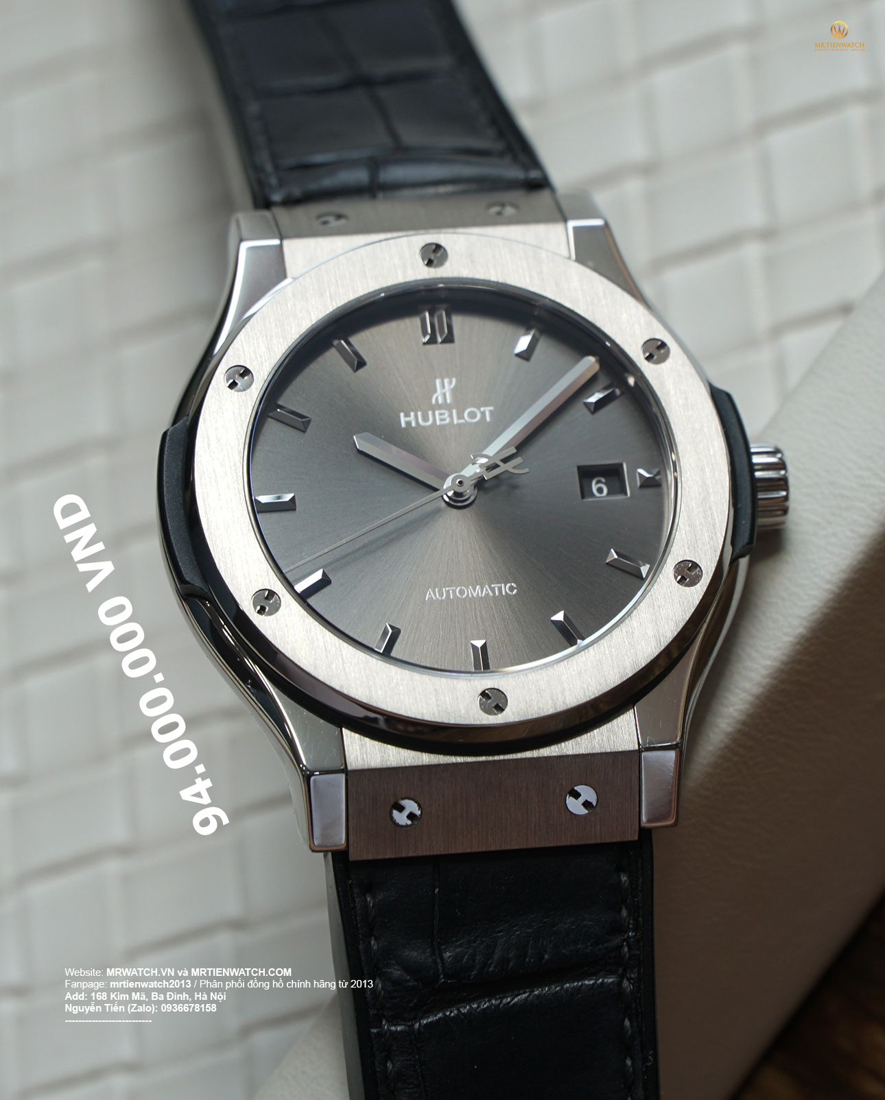 Used full set Hublot Classic Fusion Racing Grey Titanium 542.NX.7071.LR