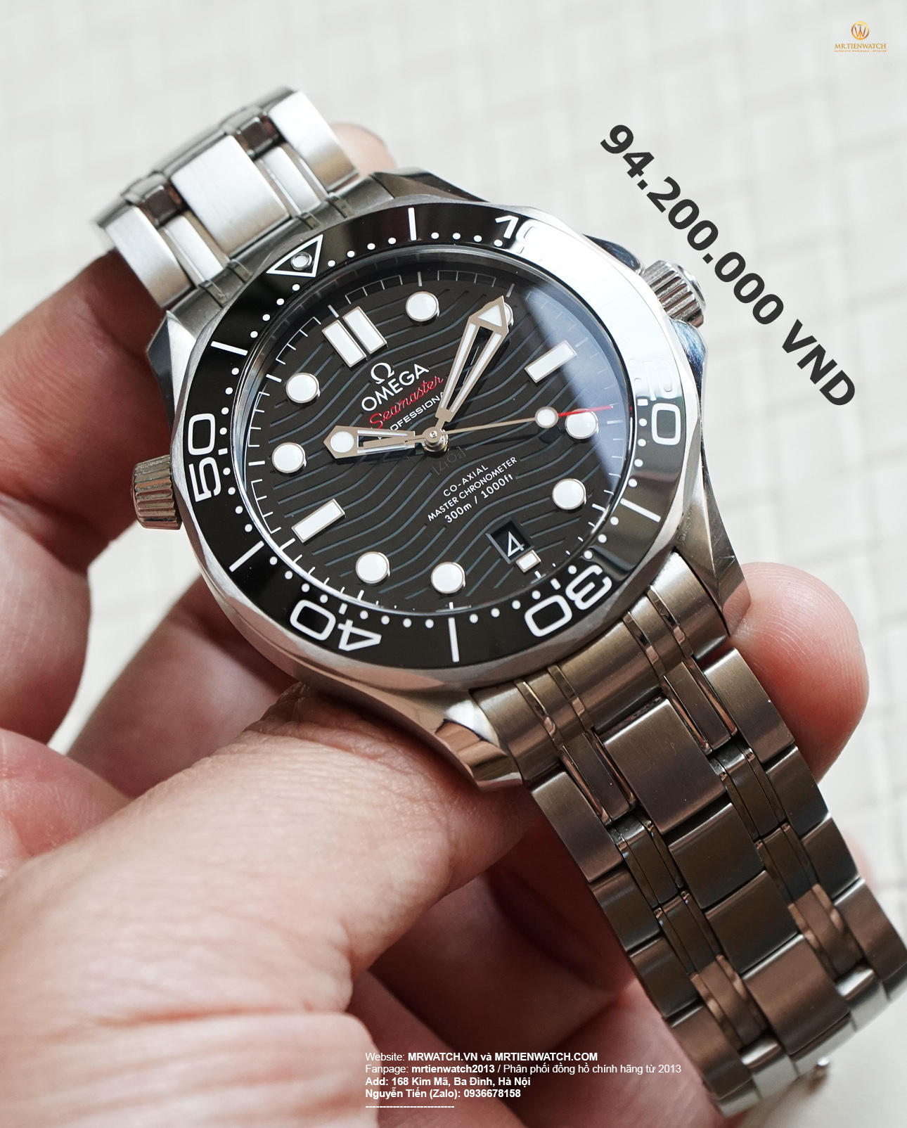 Used full set OMEGA SEAMASTER DIVER 300M CO‑AXIAL MASTER CHRONOMETER 42 MM 210.30.42.20.01.001