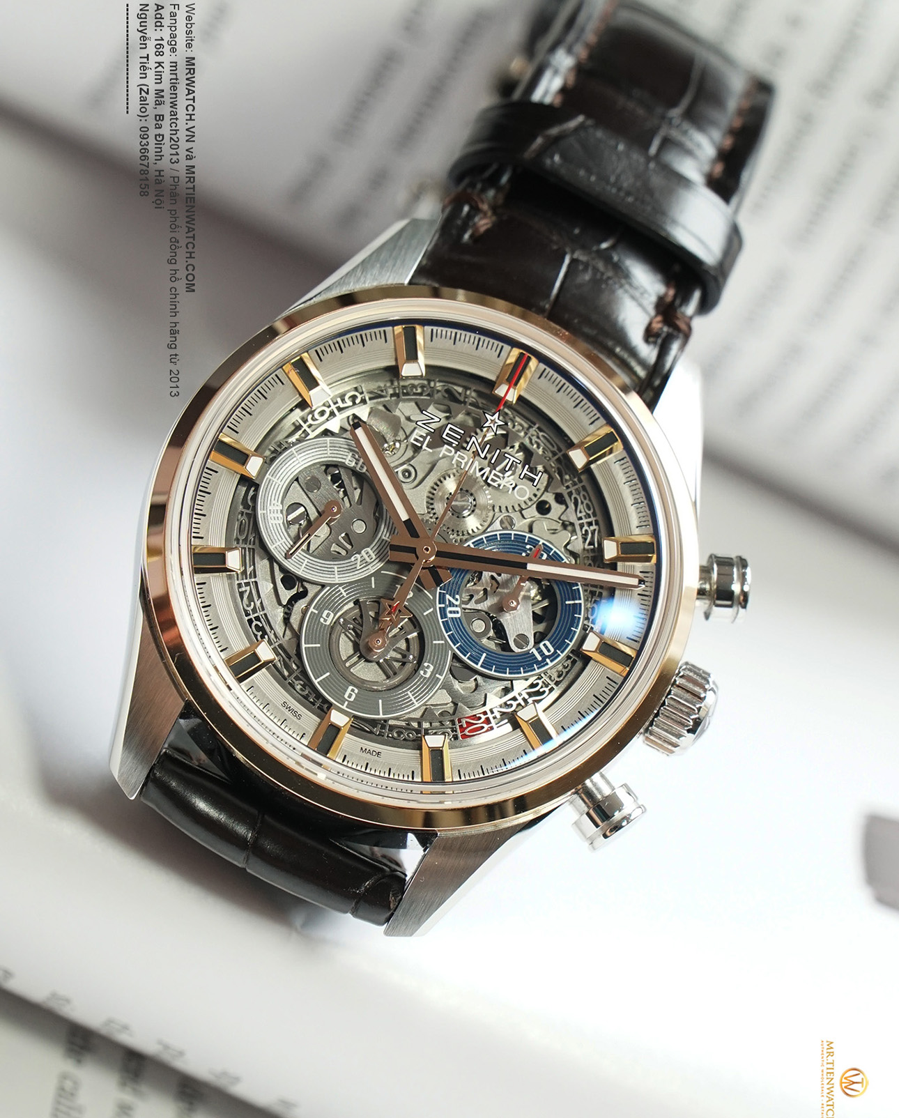 [Đã Bán, có thể tìm deal] Used Full Set  Zenith Chronomaster El Primero Skeleton 38mm 51.2151.400/78.C810